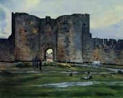 Frederic Bazille Queens Gate at Aigues-Mortes painting